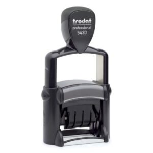 TRODAT    Lagerstempel 5430/FL   reçu, comptabilisé, payé
