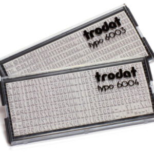 TRODAT    Buchstaben Typo 6003      1 Set, 3mm