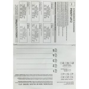 TRODAT    Ersatzgutscheine TP114992  für 4912S