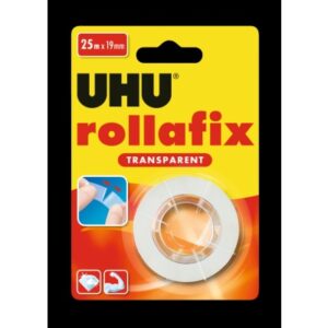 UHU       Kleberoller rollafix  25mx19mm 36965     Dipsenser          transparent