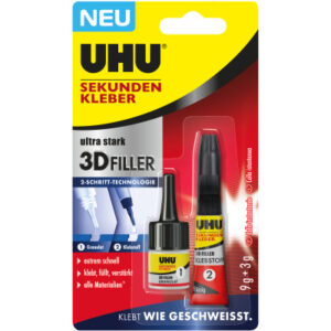 UHU       Sekundenkleber       3D-Filler 45480     ultra stark                30g