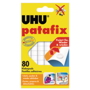 UHU       Patafix Klebepads     9.5x17mm 48810     weiss, non-permanent   80 Stk.