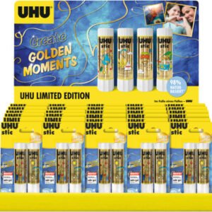 UHU       Klebestift Stic        Display 507820    Golden Moments           2x21g