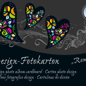 URSUS     Fotokarton-Block Romance    A6 11426499S 300g,60 Motive        60 Blatt