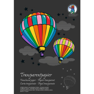 URSUS     Transparentpapier-Block     A4 12164699S 115g, ass.            24 Blatt