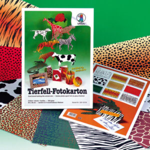 URSUS     Fotokarton             23x33cm 12910099  Tiermotive ass.        9 Blatt