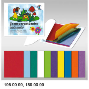 URSUS     Transparentpapier      14×24cm 1960099   42g, 10 Farben ass.