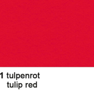 URSUS     Tonzeichenpapier       50x70cm 2232221   130g, tulpenrot