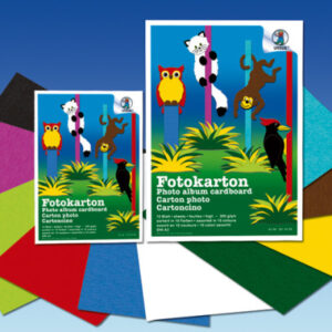 URSUS     Fotokarton                  A4 3704699   300g, 10 Farben ass.  10 Blatt