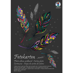 URSUS     Fotokarton-Block            A3 3814098SE 300g, metallic ass.   10 Blatt