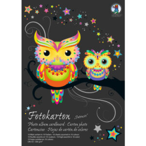 URSUS     Fotokarton-Block            A3 3814099SE 300g, 10 Farben int.  10 Blatt