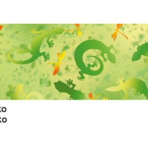 URSUS     Transparentpapier           A4 50524601  Fauna Gecko            5 Stück