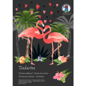 URSUS     Tonkarton-Block             A4 6684699SE 220g, 10 Farben       10 Blatt