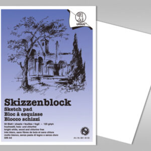 URSUS     Skizzenpapier               A3 8824000   120g, weiss           50 Blatt