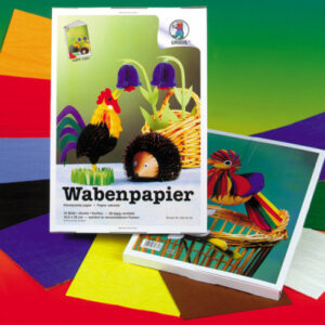 URSUS     Wabenpapier          16,5x23cm 9930099   30-lagig, farbig ass. 10 Blatt
