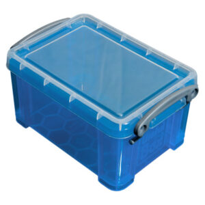 USEFULBOX Kunststoffbox            0,3lt 68501406  transparent blau