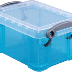 USEFULBOX Kunststoffbox            0,7lt 68501717  transparent blau