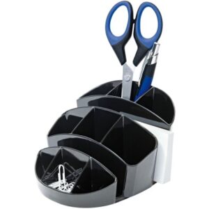 WEDO      Stifteköcher Rotondo 24575501  9 Fächer 15x9x13.5cm schwarz