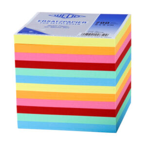 WEDO      Ersatzzettel 9x9cm 27026510  lose 700Bl. farbig assortiert