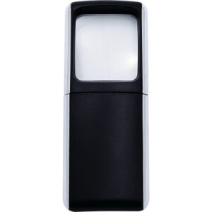 WEDO      Rechtecklupe mit LED-Licht 2717501   schwarz                Blister
