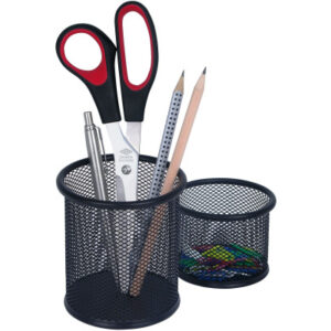 WEDO      Stifteköcher OFFICE 65401     2er-Set Metall schwarz