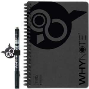 WHYNOTE   Notizbuch                   A5 WNBOK001  starter-kit, schwarz