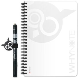 WHYNOTE   Notizbuch                   A5 WNBOK002  starter-kit, weiss