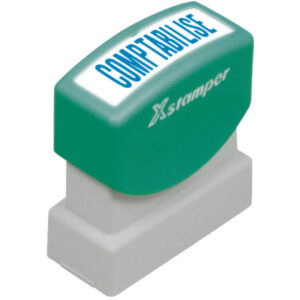 XSTAMPER  Stempel Comptabilisé         F F129-B    blau