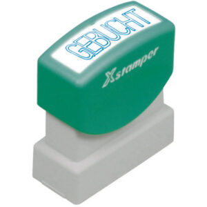 XSTAMPER  Stempel Gebucht GE 11     blau