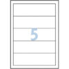 AVERY ZW. Rückenschild Ordner   50x146mm 32231Z    weiss       125 Stück/25 Blatt – Bild 2