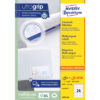 AVERY ZW. Etiketten          64,6x33,8mm 3658-200  weiss   5280 Stk./200+20 Blatt – Bild 2