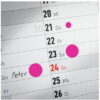 AVERY ZW. Markierungspunkte         19mm 3854      magenta, Spender     250 Stück – Bild 3