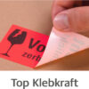 AVERY ZW. Warnetiketten         100x50mm 7211      neonrot              200 Stück – Bild 4
