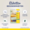 AVERY ZW. Etiketten          99,1x38,1mm J8563-25  transparent          350 Stück – Bild 2