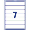 AVERY ZW. Ordner-Etiketten      38x192mm L4760-25  weiss   210 Stück/25 + 5 Blatt – Bild 3