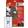 AVERY ZW. Namensetiketten    63.5x29.6mm L4784-20  Laser, weiss      20Bl./27Stk. – Bild 3