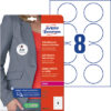 AVERY ZW. Namensetiketten           65mm L4881-20  weiss        20 Blatt/160 Stk. – Bild 2