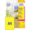 AVERY ZW. Etiketten            210x297mm L6006-25  gelb,non-perm.  25 Stk./25 Bl. – Bild 4