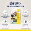 AVERY ZW. Etiketten           63,5x8,5mm L6022REV2 Data Cartridge      2400 Stück – Bild 2