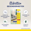 AVERY ZW. Typenschild Label    105x148mm L613420   silber       80 Stück/20 Blatt – Bild 2