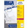 AVERY ZW. Adressetiketten    63,5x33,9mm L7159-100 weiss      2400 Stk./100 Blatt – Bild 2