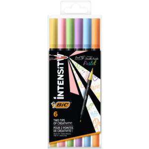 BIC       Filzstifte Dualtip Pastell 503826                           6 Stück