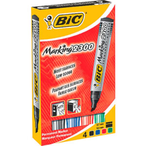 BIC       Permanent Marker 2300 8209222   ass., 4 Stück