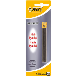 BIC       Ersatzminen Criterium       HB 875584    grau, 6 Stück
