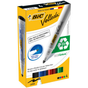 BIC       Marker Velleda 1701      1,5mm 904941    4er Etui