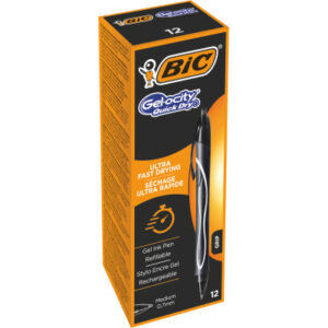 BIC       Gel-ocity Quick Dry      0.7mm 949873    schwarz, 12 Stück