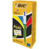 BIC       Kugelschreiber Fluo 982868    4 Colours        Box, 12 Stück