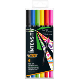 BIC       Fasermaler Intensity Dual Tip 989694    ass.                   6 Stück