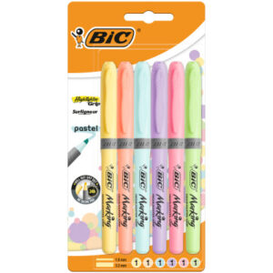 BIC       Textmarker Pastel 992561    6 Farben ass.