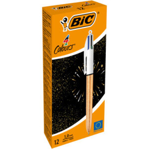 BIC       Kugelschreiber             1mm 992701    4 Colours Frozen      12 Stück